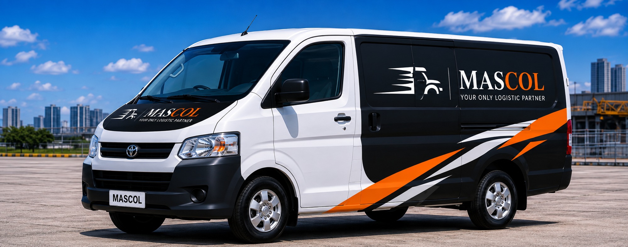 MASCOL branded minibus