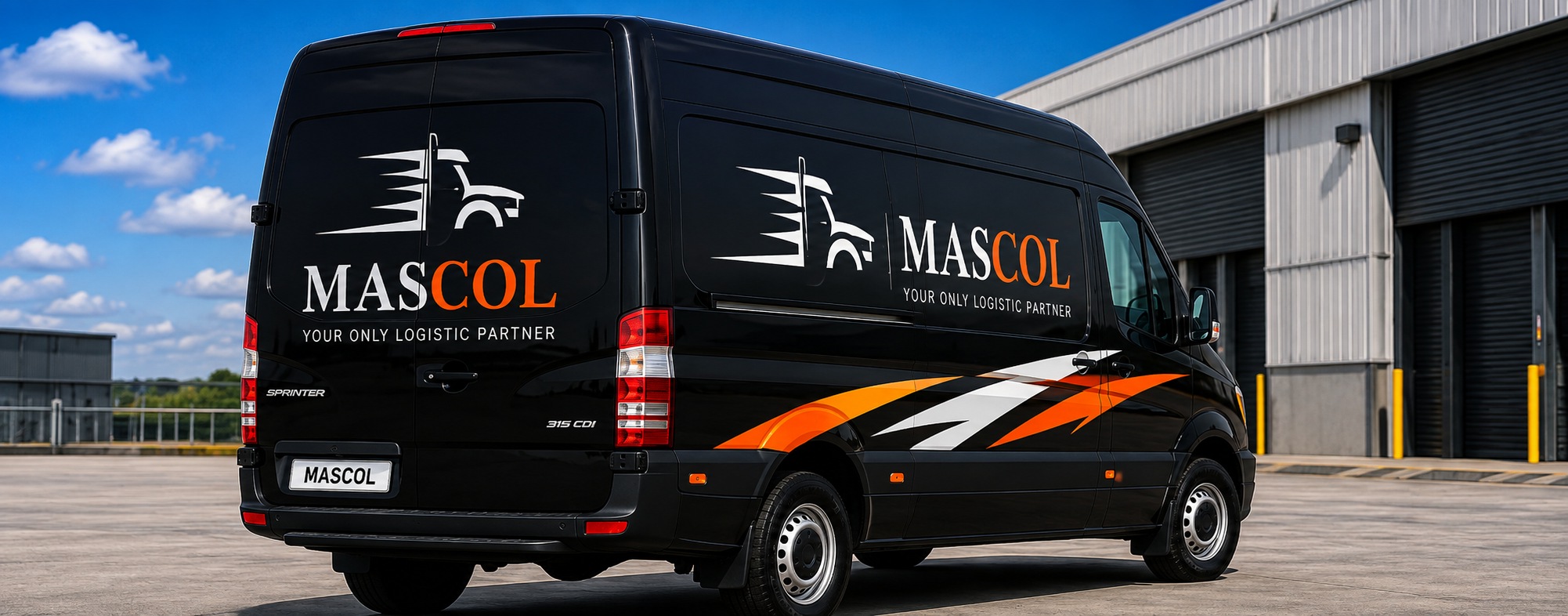MASCOL branded sprinter van